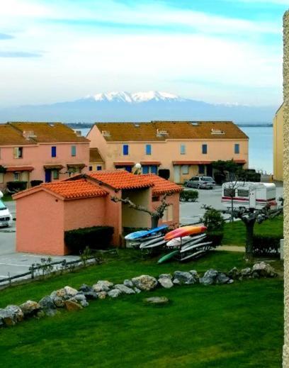 Appartement Tout Confort A Cap Coudalere Avec Vue Magnifique Sur Le Canigou Au Bord Du Lac - Check In Automatise - Parking Gratuit - Aire De Jeux D'Enfants - Le Barcarès Exteriér fotografie